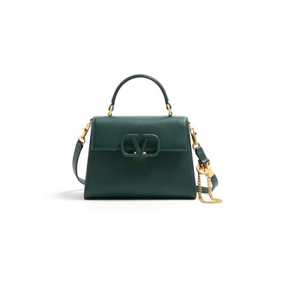 VALENTINO SMALL VSLING GRAINY CALFSKIN HANDBAG ZW2B0F53KGW_JS8 (22*17*9cm) 